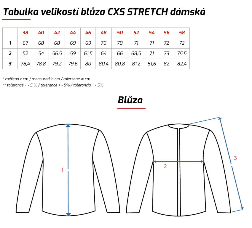bluza stretch dam.